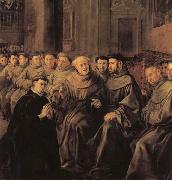 Francisco de herrera the elder St.Bonaventure Receiving the Habit of St.Francis oil on canvas